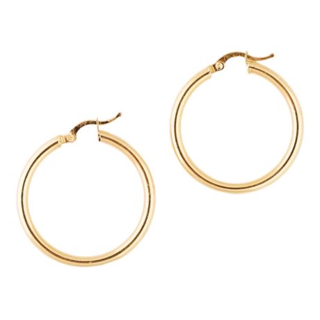 Circle Big Hoop Earrings