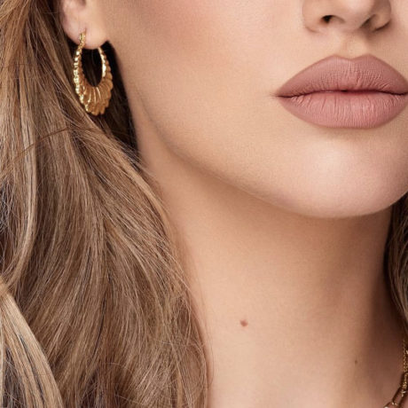 Basket Big Hoop Earrings