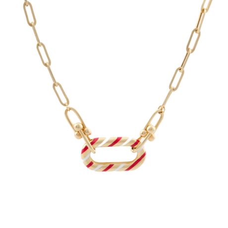 Red Candy Cane Necklace
