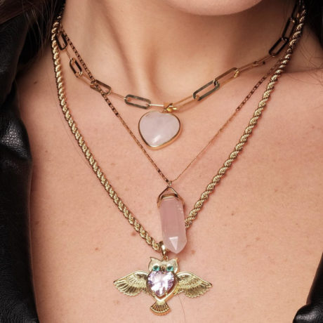 Quartz Crystal Charm