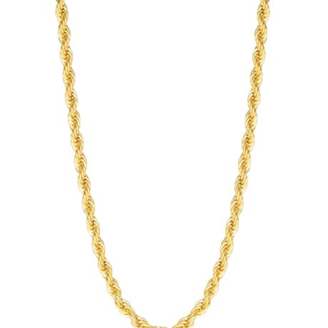 Men Twisted Rope Necklace