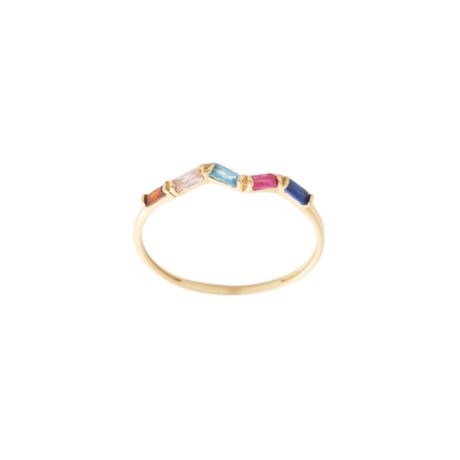 Rainbow Stones Ring