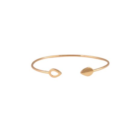 Teardrop Bangle Bracelet