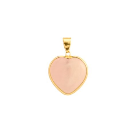 Quartz Heart Charm