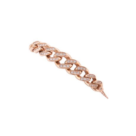 Half Cuban Chain Bracelet Diamond Bracelet