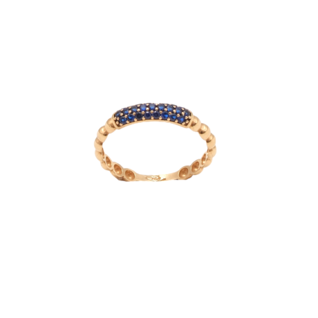 Sapphire Blue Stones Band Ring