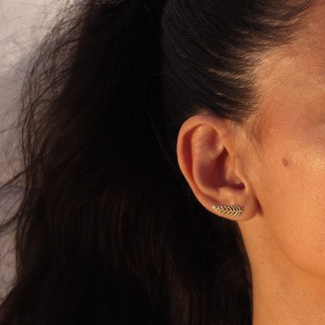 Palm Leaf Earring