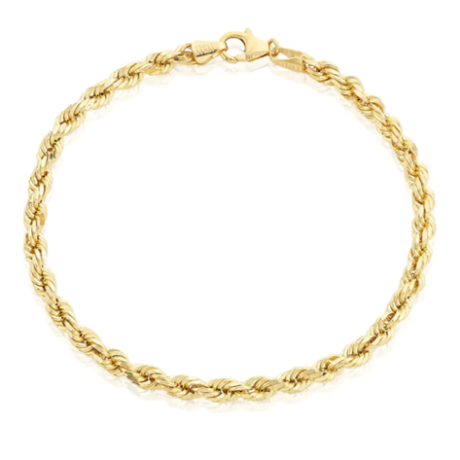 Twisted Rope Bracelet Thin