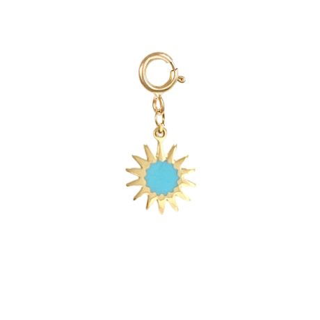 Blue Sun Charm