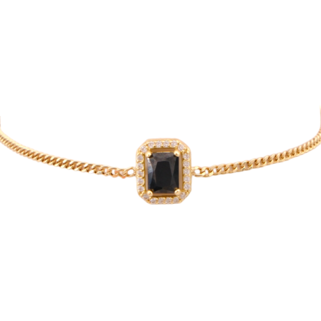 Black Onyx Stone Choker