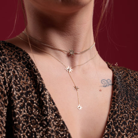 Snowflake Stone Choker