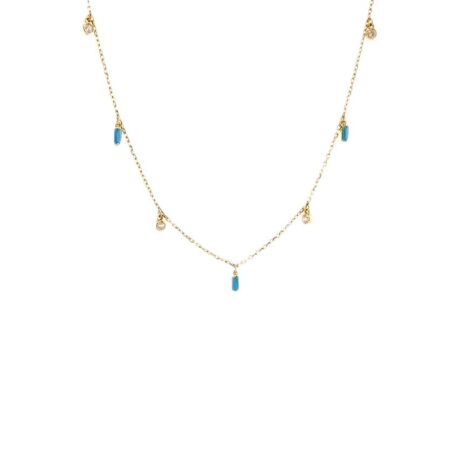 Turquoise Stones Choker Necklace