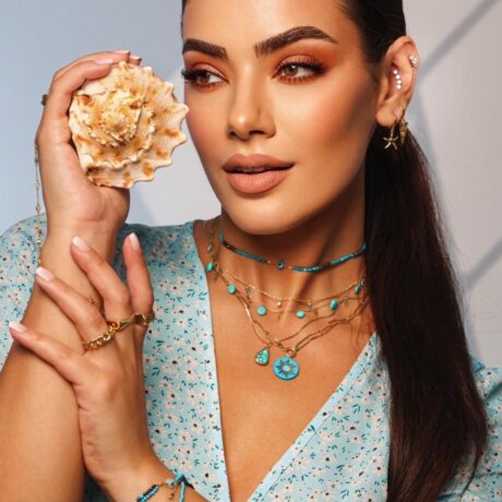 Turquoise Stones Choker Necklace